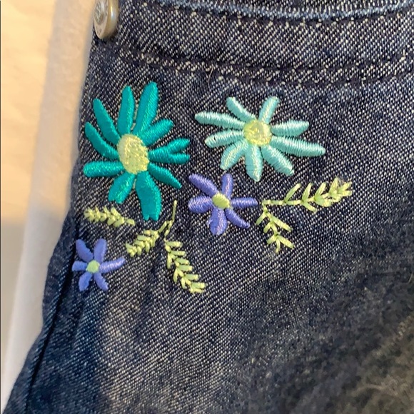 3/20 Girls BNWT Guess denim short romper size 6 - Picture 4 of 5